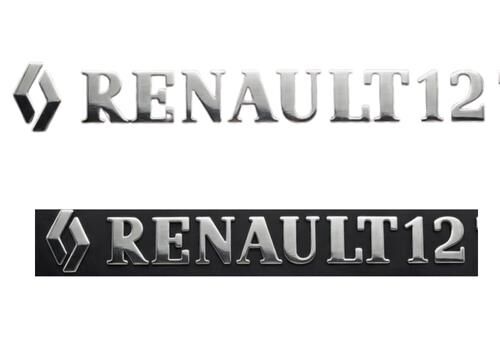 RENAULT 12 BAGAJ AMBLEMİ (R12) (18*3CM)