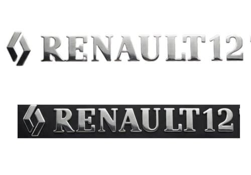 RENAULT 12 BAGAJ AMBLEMİ (R12) (18*3CM)