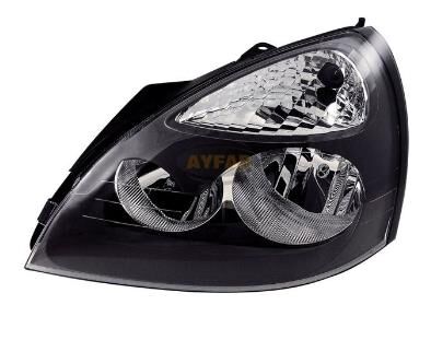 SAĞ FAR MOTORLU RENAULT CLIO 01-05, SYMBOL (SİYAH ÇERÇEVELİ)
