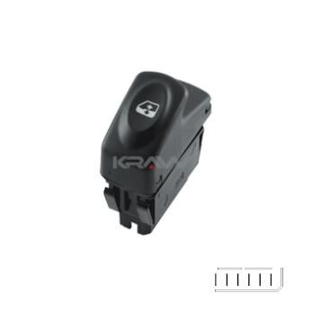 CAM ANAHTARI 5 PİN SİYAH  RENAULT CLIO  KANGO MEGANE