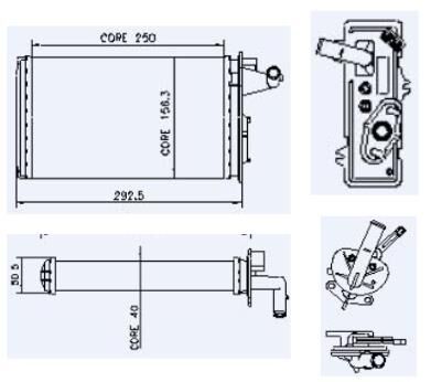 KALORİFER RADYATÖRÜ MUSLUKLU TEMPRA 1.6