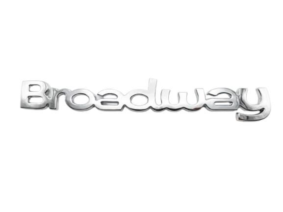 REANULT 9 BAGAJ YAZISI  NİKELAJLI (R9, BRODWAY) (22,5*3CM)