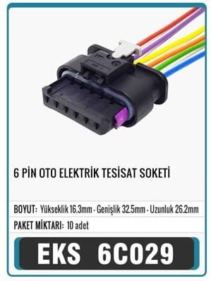 SOKET 6 PIN